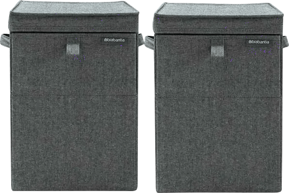 Brabantia Wasboxen Pepper Black Duo Pack