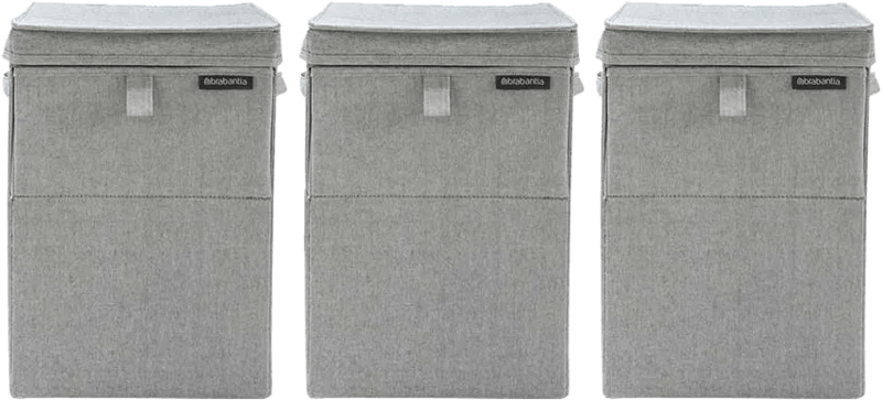 Brabantia Wasboxen Grey Triple Pack