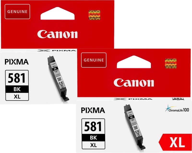 Canon CLI-581XL Cartridges Zwart Duo Pack